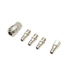 Set 5 cuple rapide 1/4 pentru furtunuri aer comprimat si scule pneumatice Breckner Germany, BRECKNER GERMANY, BK87016 - Img 2