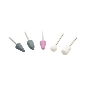 Set 5 pietre slefuire cu tija 3mm Crownman, CROWNMAN, DISUG20