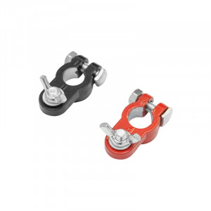 Set borne baterie Zn cu surub HD rosu si negru Heavy Duty, Cod: BK80271, Brand: BRECKNER GERMANY - Img 4