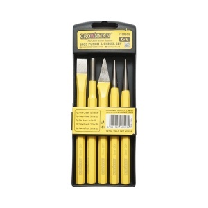 Set dalti si punctatoare otel Cr-V 5 piese Crownman, CROWNMAN, DISFR06