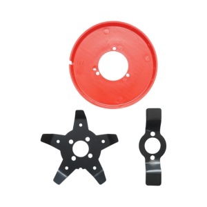 Set disc motocoasa 145x25.4mm 5 dinti + 2 dinti cu protectie pentru curatare buruieni, plivit Breckner Germany, BRECKNER GERMANY, BK99693 - Img 2