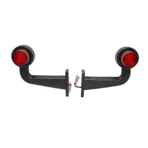 Set lampi laterale gabarit LED cu brat 12-24V, galben-rosu FR0157 Breckner Germany, BRECKNER GERMANY, BK76253