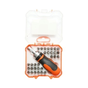 Set surubelnita cu clichet si biti imbus, torx, PH, PZ 31 piese Cr-V, DISTN81 - Img 2