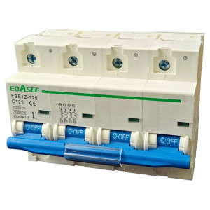 Siguranta automata tip intreruptor 4P, 125A, 1000V, EBS1Z-125, Ebasee - Img 3
