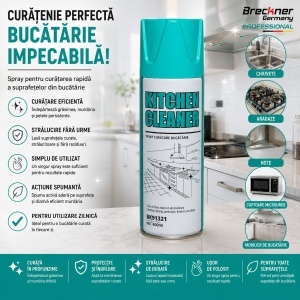 Spray degresant multisuprafete curatare bucatarie 400ml Breckner Germany, BK91321 - Img 2