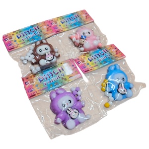 Squishy LaBubu – Jucărie antistres / pluș moale (model aleator) - Img 4