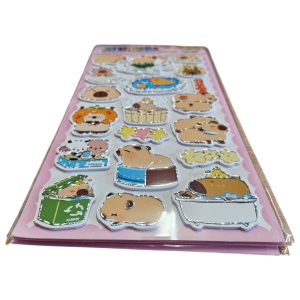 Sticker 3D Capybara – 21 cm, Decor Autocolant Adorabil - Img 4