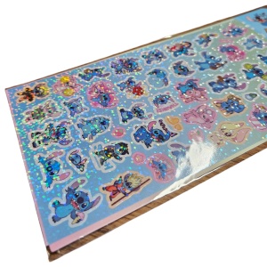 Sticker 3D Stitch – 21 cm, Decor Autocolant Colorat - Img 2
