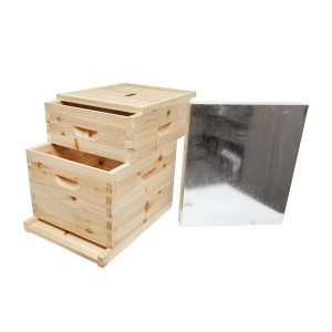 Stup pentru albine din lemn, Dadant, 500x430x310mm, Cod: DISKP91 - Img 3