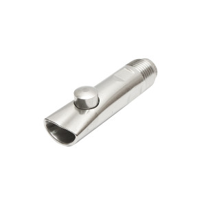 Suzeta din inox cu bila 85x21mm M20 pentru adapare porci si vitei, Cod: BK92471, Brand: BRECKNER GERMANY - Img 1