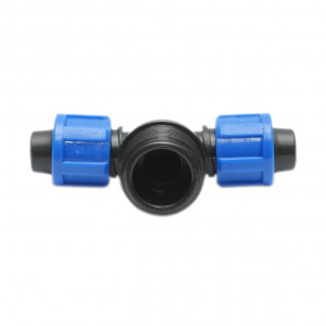 Teu compresiune, cu filet exterior, D16mmx3/4 toll, PN6, pentru sisteme de irigatii, Cod: DISLU79, Poelsan - Img 4