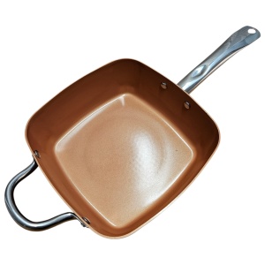 Tigaie multifuncțională – 5 piese, non-aderentă, pătrată, fripteuză Migas, 29 cm - Img 5