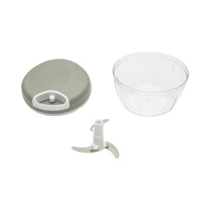 Tocator manual de legume cu sfoara, 3 lame inox, capacitate 500ml, AAA347 - Img 3