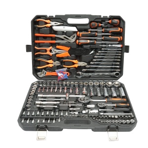 Trusa chei tubulare, chei fixe, biti, torx cu scule si unelte 160 piese , Cod: BK80651, Brand: BRECKNER GERMANY - Img 1