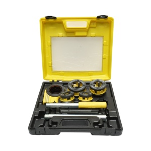 Trusa filiere 1/2, 3/4, 1, 1-1/4 inch BSPT cu clichet pentru tevi , Cod: DISPN60 , Brand: CROWNMAN