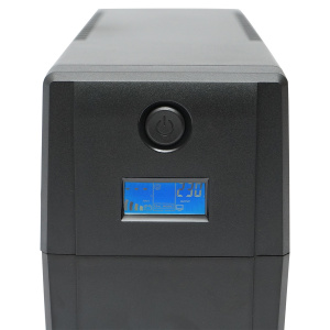 UPS 600VA/360W cu baterie 7Ah si 2 prize shuko, LCD, USB, AVR, Cod: BK69763, Brand: BRECKNER GERMANY - Img 5