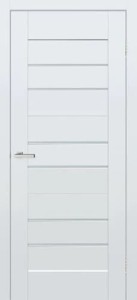 Usa interior, Elegance Pine White Silk Matt, BIT 06 G, lemn & mdf, 80x200cm, alb mat, reversibila, KDoors