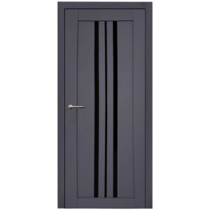 Usa interior, KD 12, lemn & mdf, 70x200cm, antracit mat, reversibila, KDoors