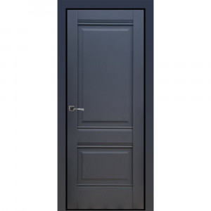 Usa interior, Lorrene B, lemn & mdf, 70x200cm, antracit mat, reversibila, Doors