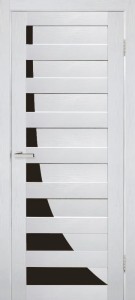 Usa interior, Paris BG Pearl Ash, lemn & mdf, 60x200cm, light grey, reversibila, KDoors