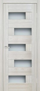 Usa interior, RINO 16 G Shalet Oak, lemn & mdf, 80x200cm, light grey, reversibila, KDoors