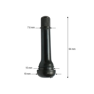 Valva roata tubeless 64mm TR418, DISVH17