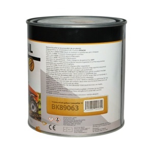 Vopsea email anticoroziva 3 in 1 galben Caterpillar pe baza de solvent 1L, direct pe rugina, interior si exterior Breckner Germany, BK89063 - Img 3