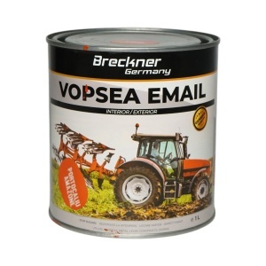 Vopsea email anticoroziva 3 in 1 portocaliu Amazone 1K pe baza de solvent 1L, direct pe rugina, interior si exterior Breckner Germany,BK89066
