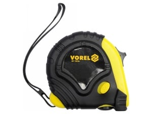 VOREL Bandă de măsurare 5 m x 19 mm cauciucată - Img 1