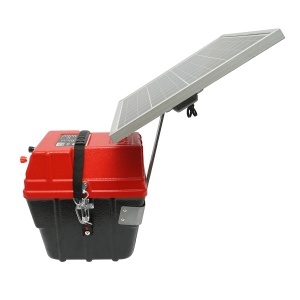 Aparat generator de impulsuri 6.9 Joule 12-220V cu baterie 12V, 14A si panou solar 20W, BRITMANN, BT117 - Img 9