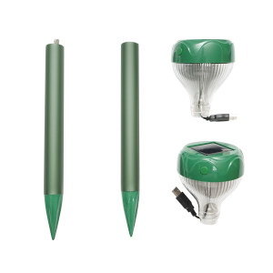 Aparat sonic solar pentru alungat cartite, serpi set 2 buc, Cod: BSN0012, Echivalență: DISLG23, Baisan - Img 3