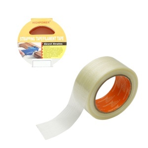 Banda adeziva ranforsata cu filament 48mm x 30m pentru ambalare HighPower, AAA166