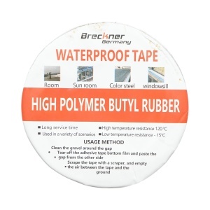 Banda butilica hidroizolanta autoadeziva cu folie de aluminiu 50mmx5m Breckner Germany, BRECKNER GERMANY, BK91210 - Img 2