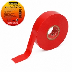 Banda izolatoare rosie vinil 19mm x 20m Premium Super Power 33+ HighPower, AAB855