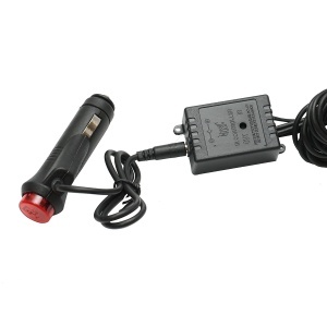 Banda LED lumini ambientale auto 12V, 9W cu telecomanda, control muzical 4x26cm RGB Breckner Germany, BK79085 - Img 4