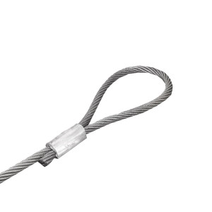 Cablu/sufa troliu din otel cu grosime de 16mm si lungime de 1m cu inele pentru tractat sau ridicat, Cod: DISES55 - Img 4