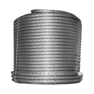 Cablu troliu otel 6x25, Ø 13mm cu inima metalica 80m/rola batut 0,95kg/1m , Cod: DISCT13-80, Brand: UTB - Img 3