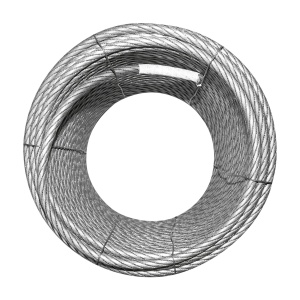Cablu troliu otel 6x25 Ø 14mm inima metalica batut 60m/rola, Cod: DISCT15-60 - Img 6