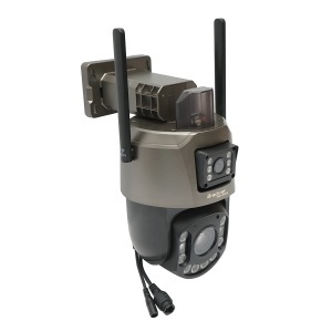 Camera de supraveghere lentila duala 6MP, WIFI P2P, rotativa 360 PTZ cu senzor de miscare, sirena, detectie umana si aplicatie iCSee, Cod: DISTX01, Marca: BRECKNER GERMANY - Img 4