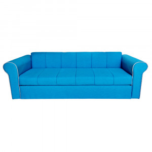 Canapea Extensibila Nixos, 240x80x85cm, 3 locuri, Luna 16 Turkis, Glasspandoor - Img 3