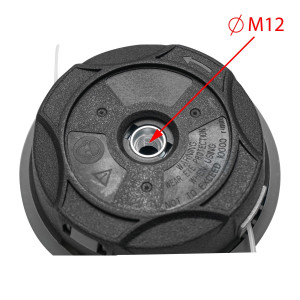 Cap tambur universal motocoasa cu fir fi2.5mm si filet prindere M12 x P1.25LH, Cod: BK99743,Brand: BRECKNER GERMANY - Img 4