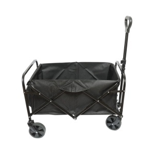 Carucior transport pliabil de gradina si camping cu roti, maner extensibil, cadru metalic, material textil 70x48x47cm Breckner Germany, BRECKNER GERMANY, BK99227 - Img 2