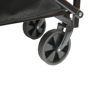 Carucior transport pliabil de gradina si camping cu roti, maner extensibil, cadru metalic, material textil 70x48x47cm Breckner Germany, BRECKNER GERMANY, BK99227 - Img 12