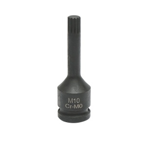 Cheie tubulara de impact spline M10, 78mm, patrat 1/2 Cr-Mo, Cod: DISTS82 - Img 1