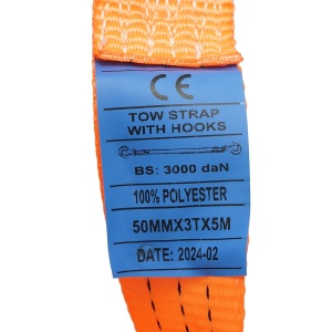 Chinga remorcare 5mx45mm 5T carlig cu siguranta, Cod: DISDG30, Brand: BRECKNER GERMANY - Img 3