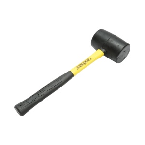 Ciocan de cauciuc 620g cu maner din fibra de sticla profesional , Cod: DISDD76, Marca: CROWNMAN - Img 3