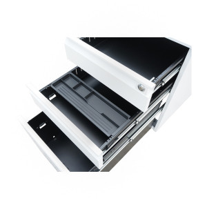 Clasificator, fiset metalic 3 sertare cu role 600X390X520mm, RAL7035, Cod: BK77708, Echivalență: DISEV90, Breckner Germany - Img 5