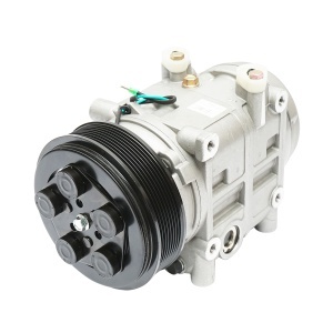 Compresor AC 24V pentru autobus MAN, IVECO, Mercedes R134A, DISKP08, BRECKNER GERMANY