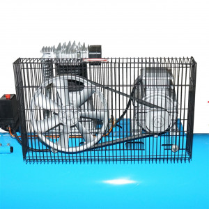 Compresor aer 380V, 200L putere 3kW/4CP presiune maxima 8 Bar, debit 300L/min,Cod: BK78553, Brand: BRECKNER GERMANY - Img 5