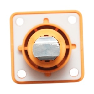 Conector baterie tata portocaliu 1500V/250A pentru cablu cupru 50mm² IP68 Leader, DISTU29 - Img 3